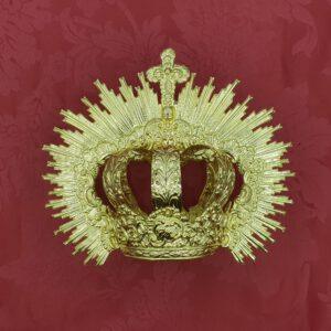 Corona antigua de 8 cm con imperiales