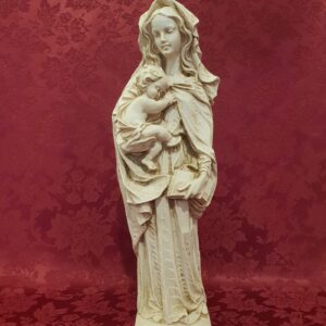 virgen de la alegria 38 cm envejecida