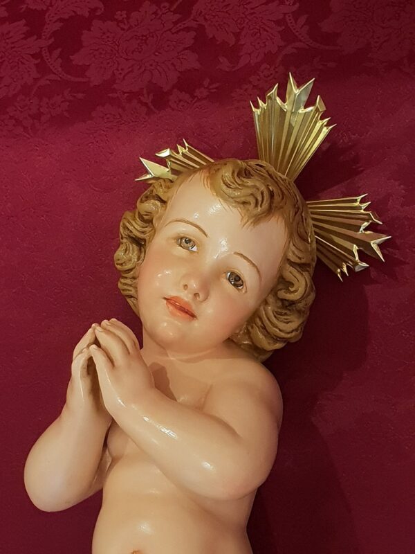 niño jesús cuna 50 cm