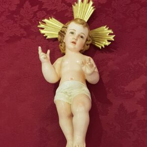 Niño jesús cuna 25 cm