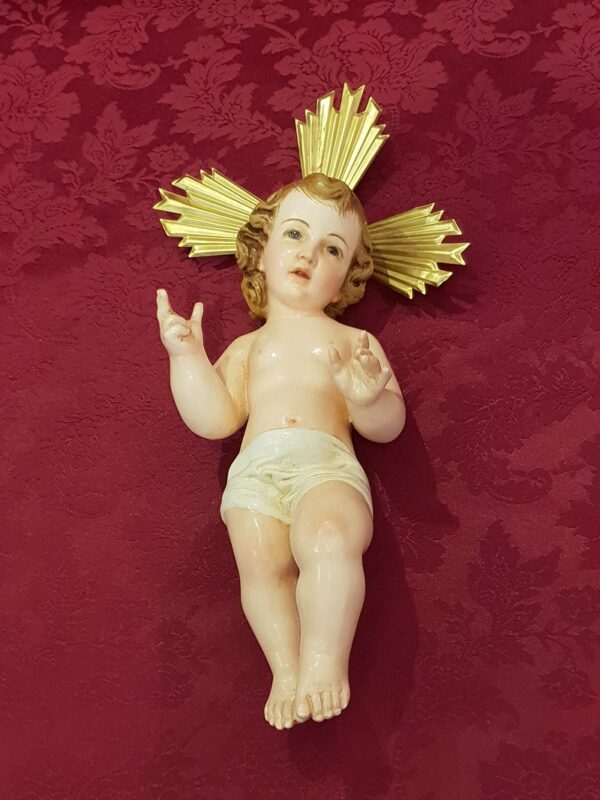 Niño jesús cuna 25 cm