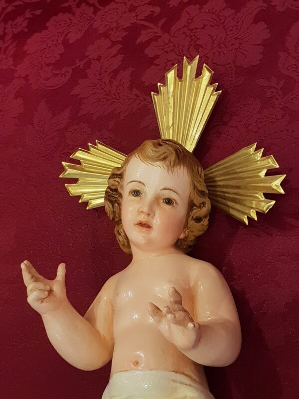 Niño jesús cuna 25 cm