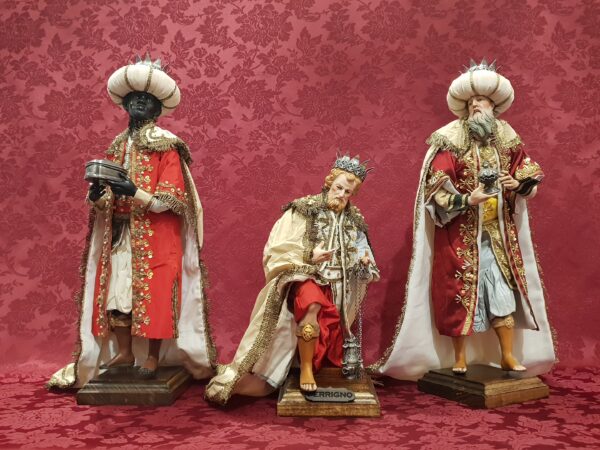 reyes magos napolitanos 32 cm